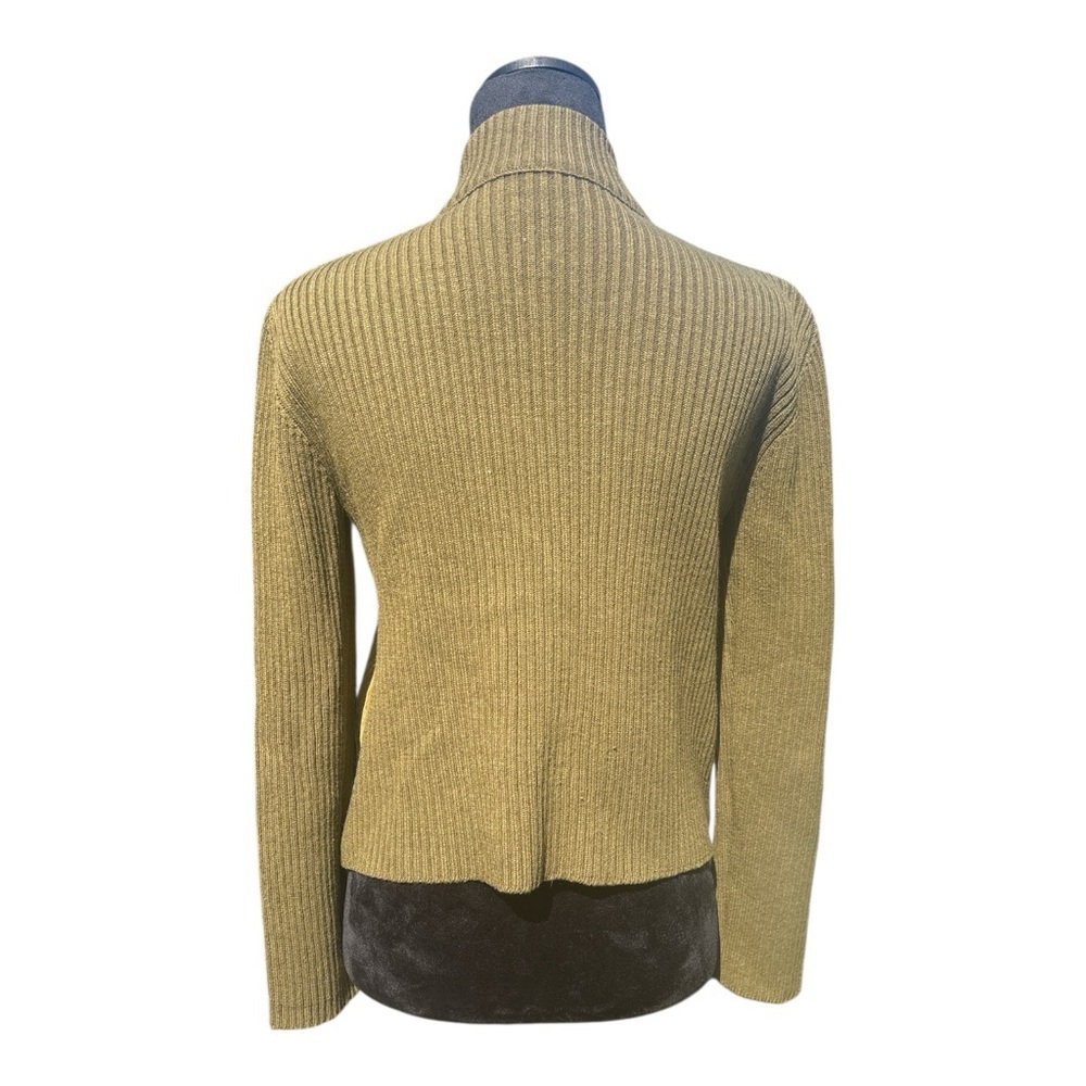 Prada Olive Green Suede & Wool Cashmere Zip Jacket Made in 🇮🇹 - Picture 3 of 12